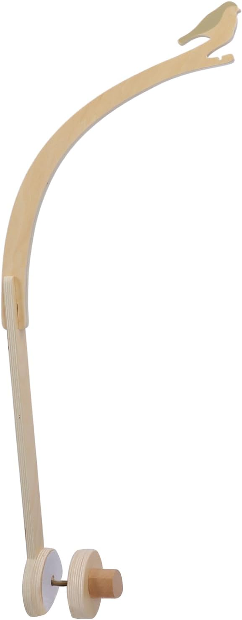 Wooden Baby Crib Mobile Arm, Height Adjustable Bird Shape Crib Mobile Hanger with Canopy Support for Nursery Decor, Stable anti Slip Structure image number 4