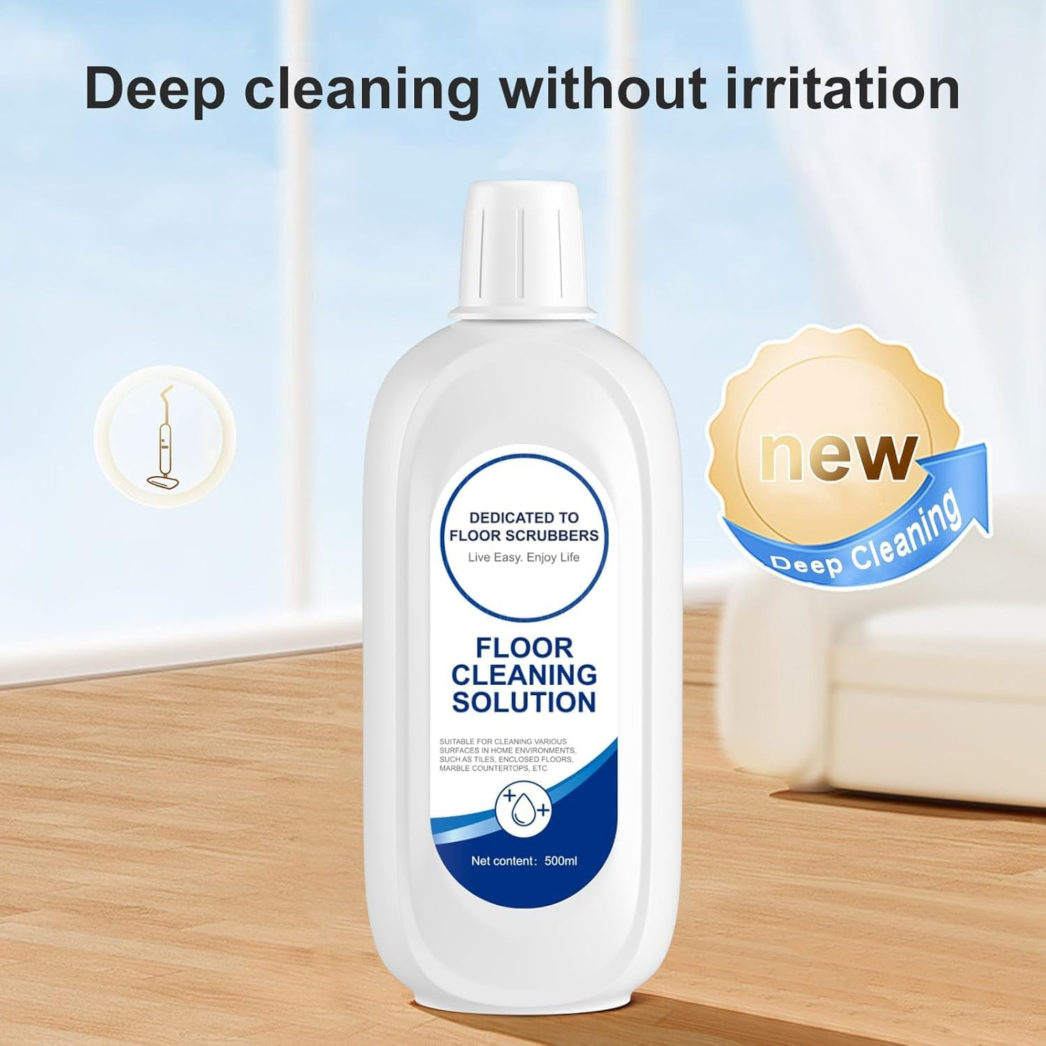Floor Cleaning Solution Compatible with Tineco, Deep Cleans for Multiple Hard Floors, Suitable with All Robot Vacuums with Mopping and Cordless Wet/Dry Vacuum Mop Cleaner (2 Bottle) image number 6