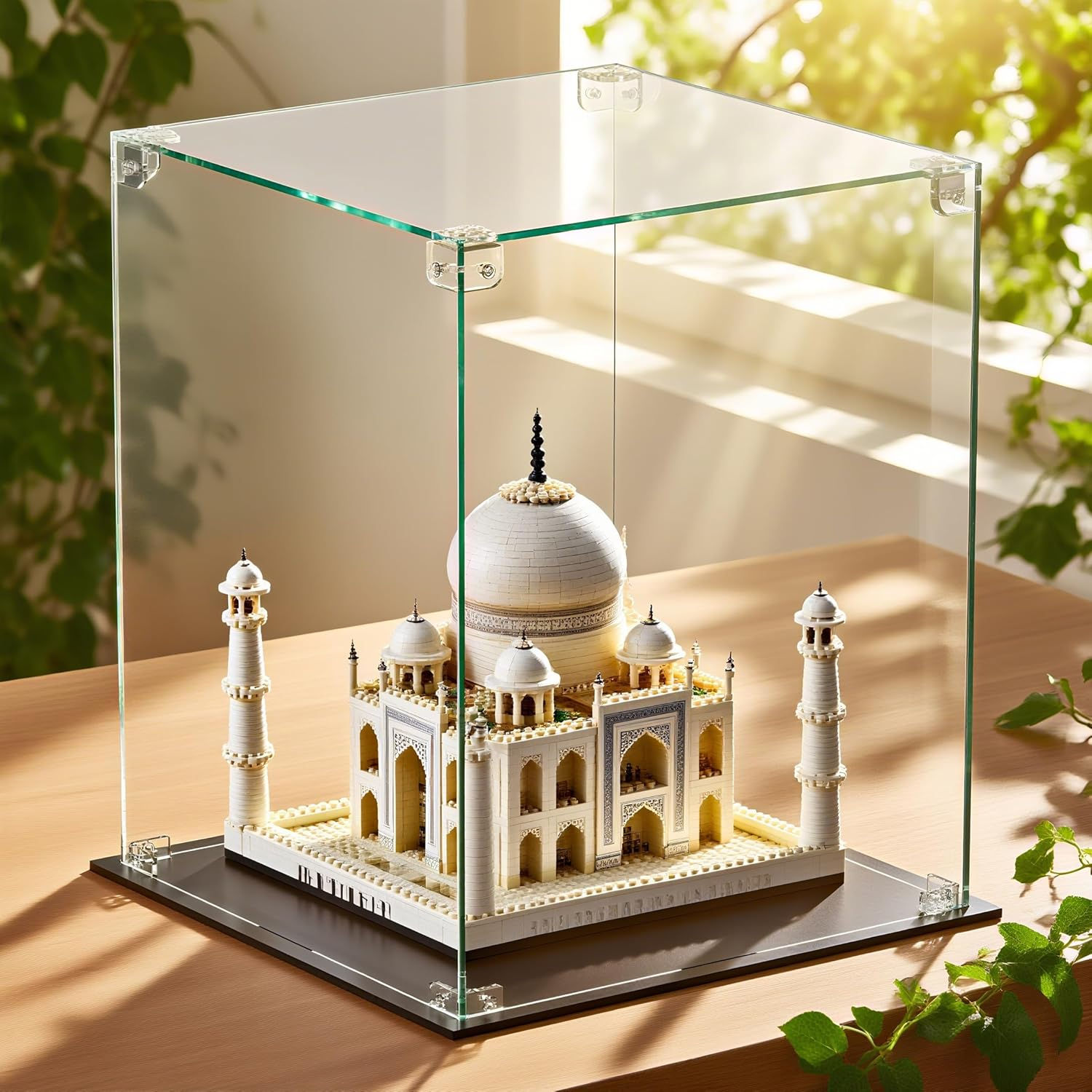 Acrylic Display Case for Collectibles, Assemble Display Case Showcase with Clear Acrylic Sheet for  Action Figures Pop Model Statues Home Storage (20X20X25 Cm) image number 6