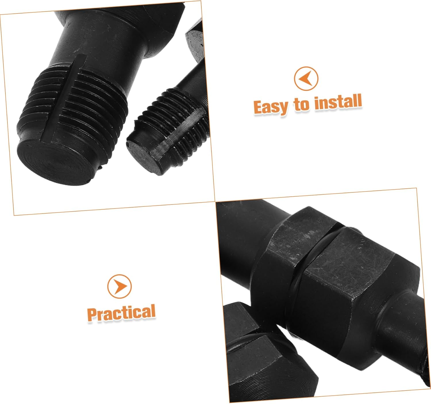 OSOLADY 2Pcs Spark Removal Tool Spark Thread Repair Kit Cleaner Double Head Wrench for Automotive Engine image number 6