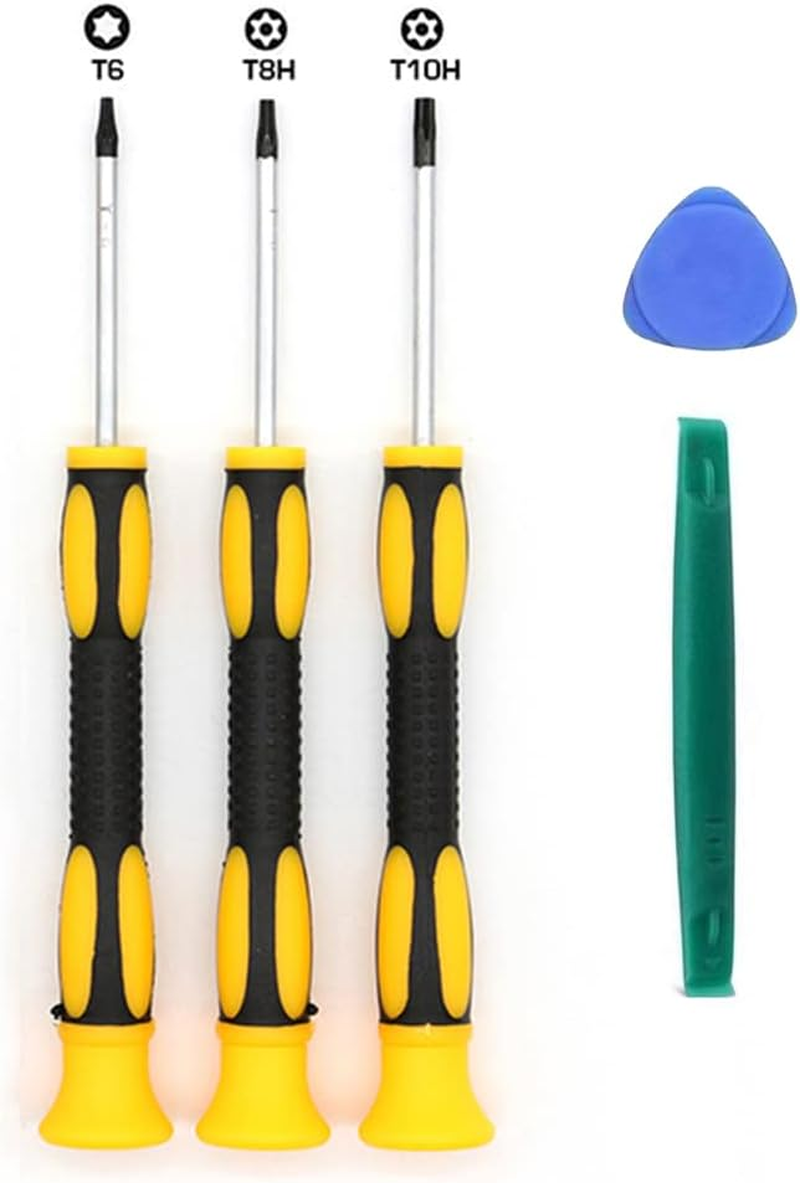 Fongmore T6 T8H T10H with Hole Security Torx Screwdriver Set for Xbox One 360 Controller PS3 PS4 Repair Tool Kit with Safety Lever Pudger image number 1