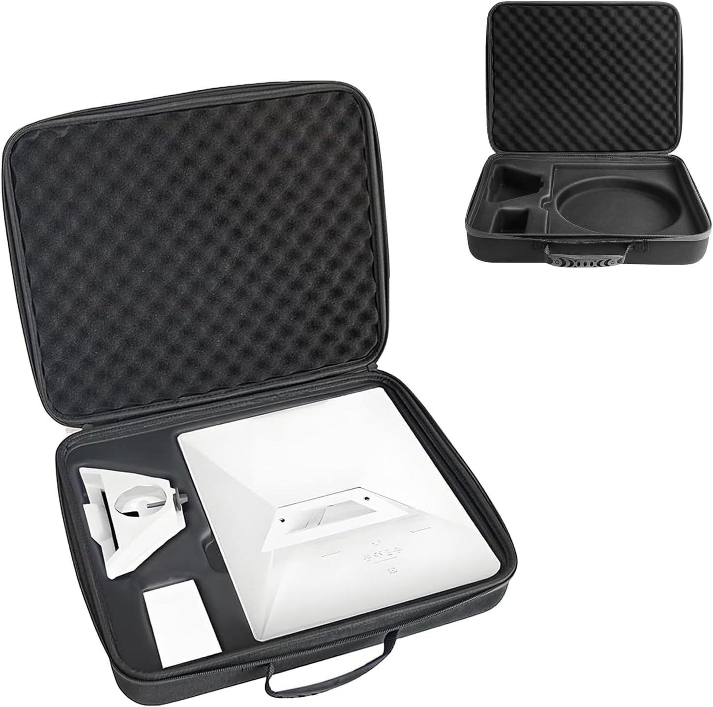 Portable Hard Shell Travel Case for Starlink Mini &ndash; Custom-Fit Protection for Kickstand, Pipe Adapter, Cables & Power Supply with Dual-Layer Shock-Absorbing Foam image number 1