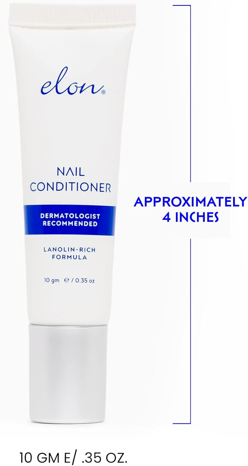 Elon Lanolin-Rich Nail Conditioner, Strengthens Nails & Protects Cuticles, Recommended by Dermatologists & Podiatrists (10G Tube) image number 4