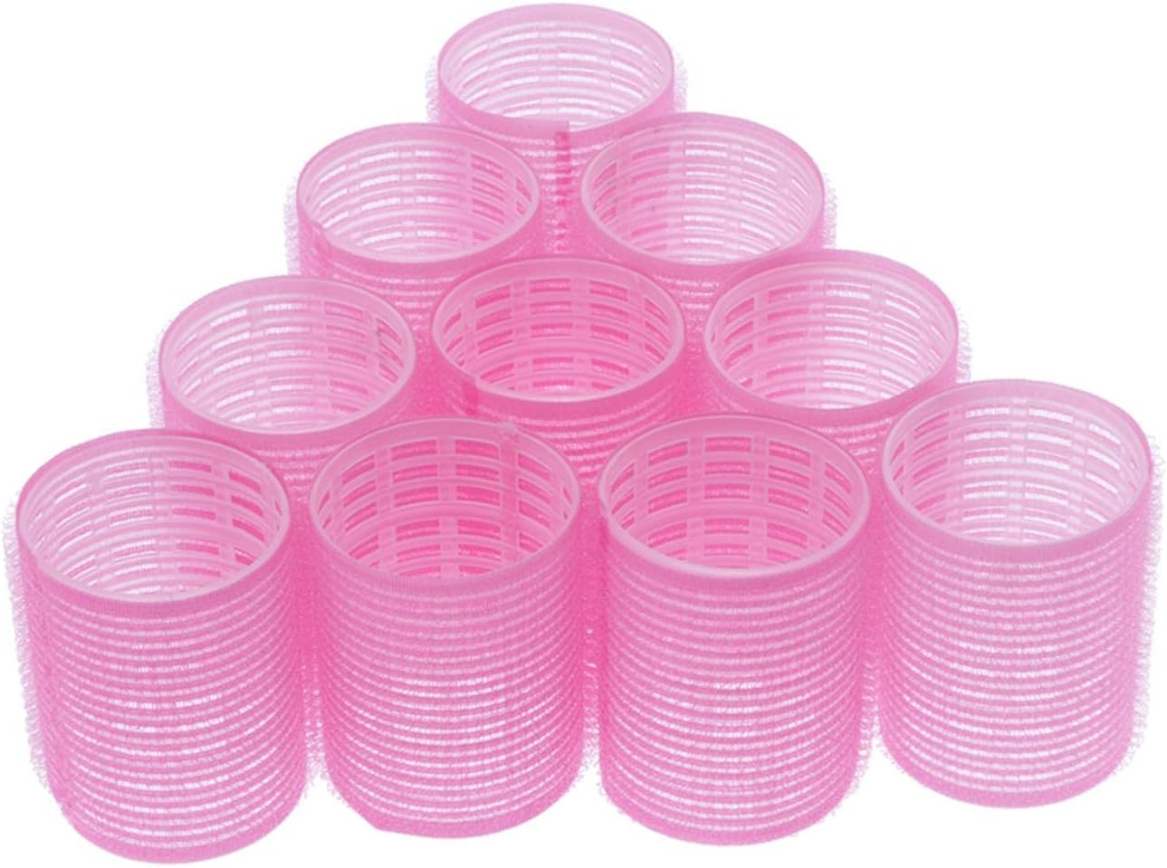 Magideal 10Pcs/Pack Large Medium Small, Grip by Self, Salon Hairdressing Curlers - Various Sizes, 48Mm image number 5