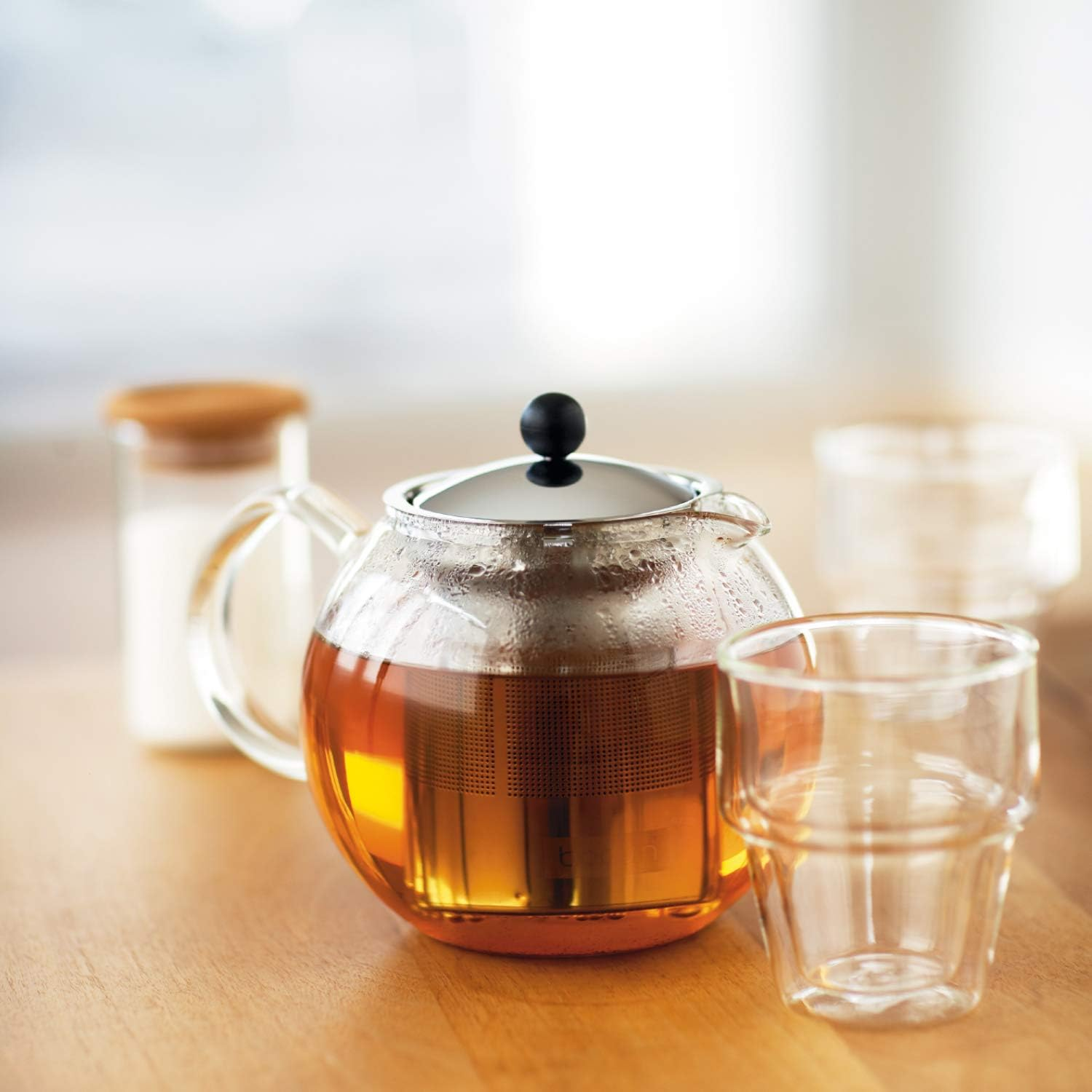 Bodum Tea Press with Filter, Chrome, 1807-16 image number 3