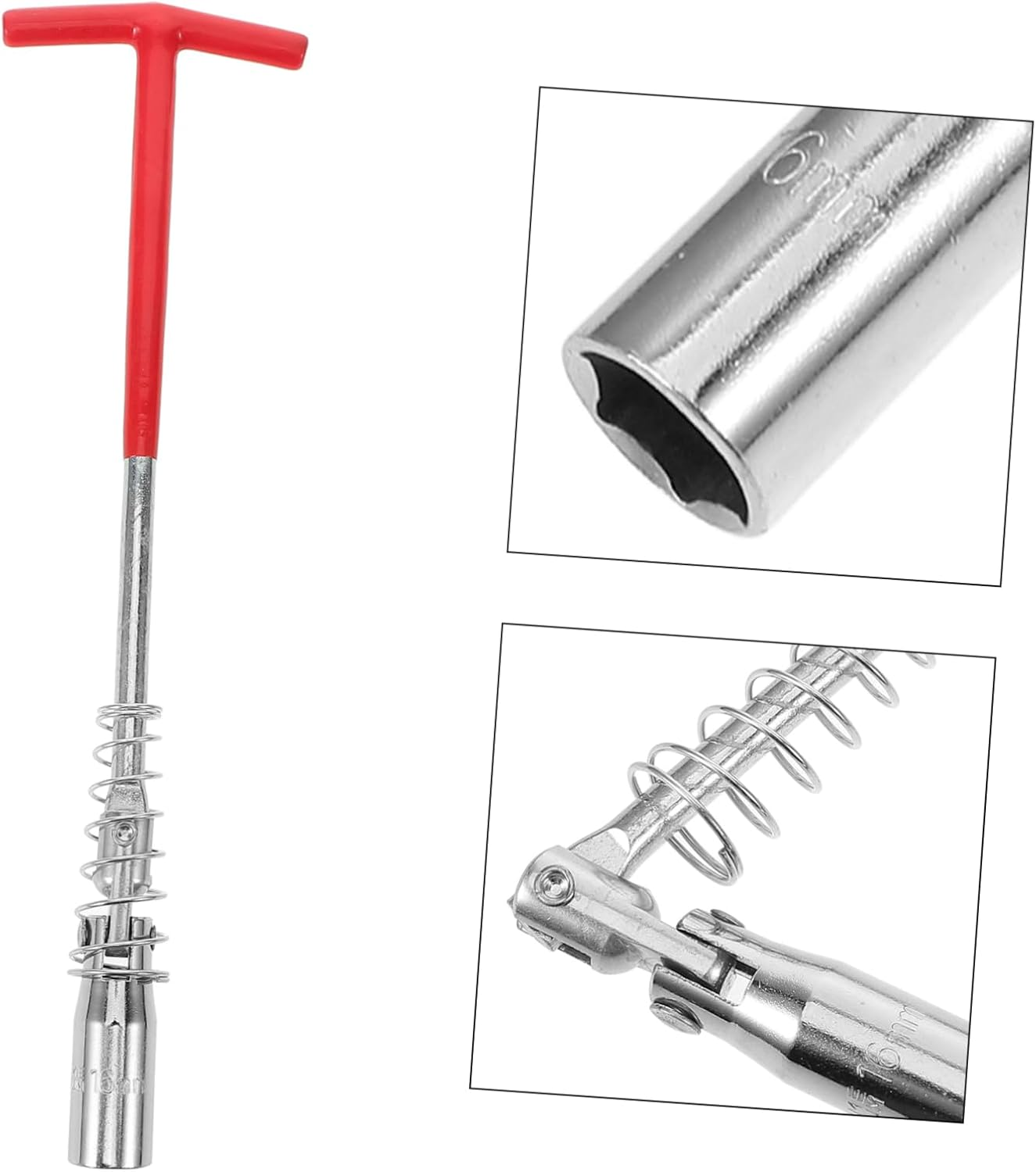 SEWOART Swivel Car Spark Plug Wrench 16Mm-19Mm Adjustable Socket Tool for Vehicle Spark Plug Removal Automotive Repair Equipment