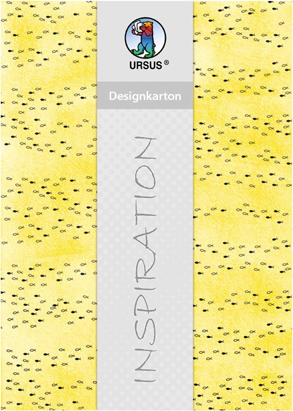 Ursus Halleluja 62414602F Design Cardboard DIN A4 200 G/M&sup2; 5 Sheets with Banderole Printed on Both Sides Front with Motif Plain Back Ideal for Many Crafts