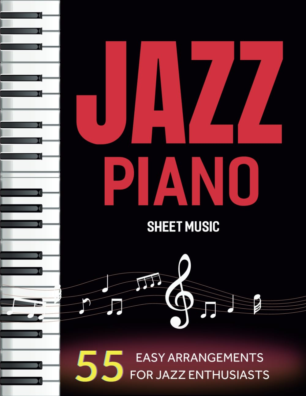 Jazz Piano Sheet Music: 55 Easy Arrangements for Jazz Enthusiasts image number 1