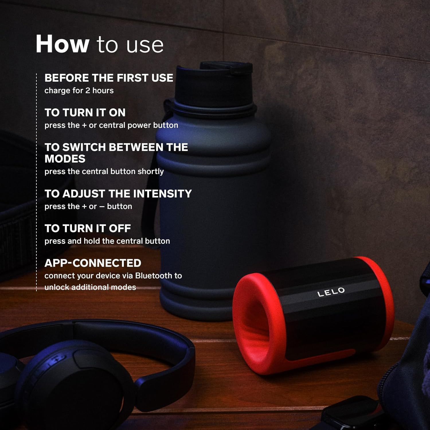 LELO F2S Stamina Trainer & Stroker with 14 Pleasure Settings, App and an AI Mode, Male Masturbator Sex Toy for Men, Male Sex Toy, Hands Free Masturbators, Penis Pump, Blowjob Adult Toys Vibrator, Teal image number 1