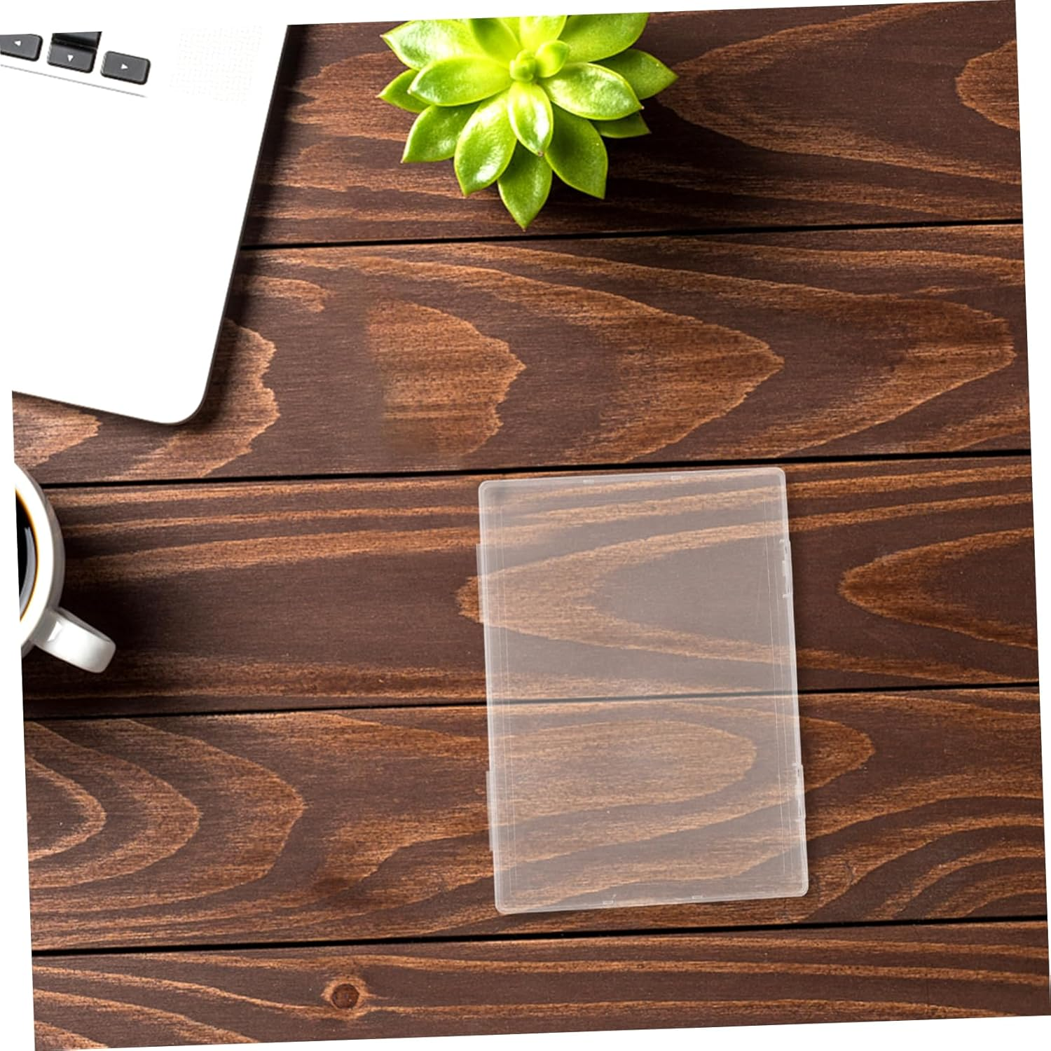 ULTECHNOVO 2Pcs Plastic Organizer Box for Birth Certificates Office File Storage Portable Document Holder Keepsake Container Lid for Home Office School Supplies and Items image number 4