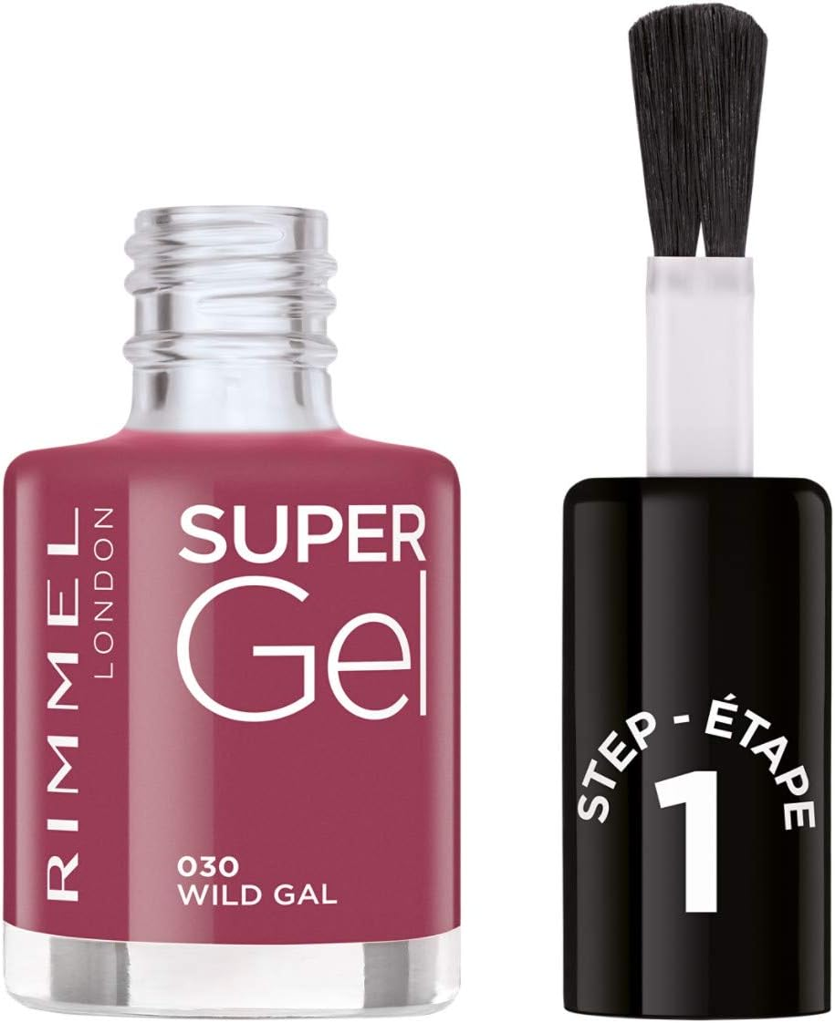Rimmel London Super Gel Nail Polish 12 Ml, 030 Wild Gal - Wild Gal image number 3