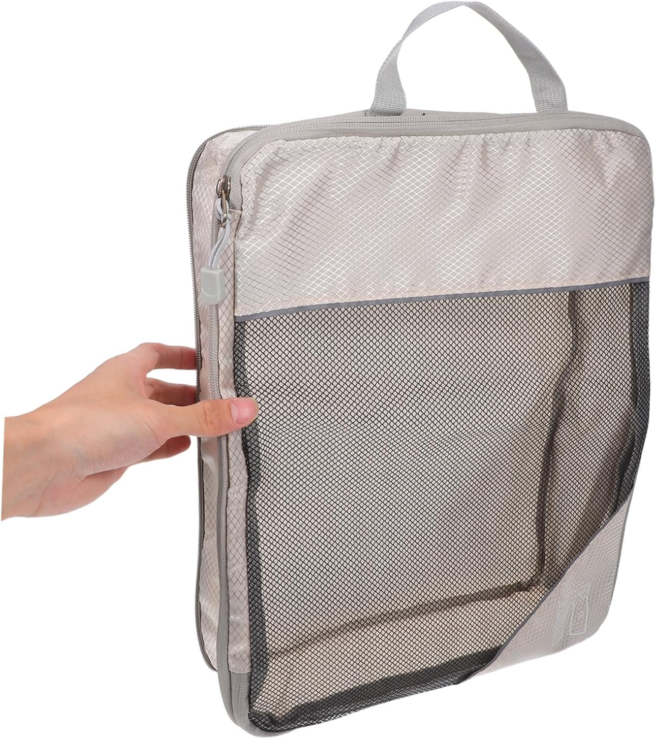 Beavorty 3PCS Expandable Compression Packing Cubes Travel Storage Bags Lightweight Luggage Organizer for Efficient Space Management and Versatile Travel Accessories image number 1