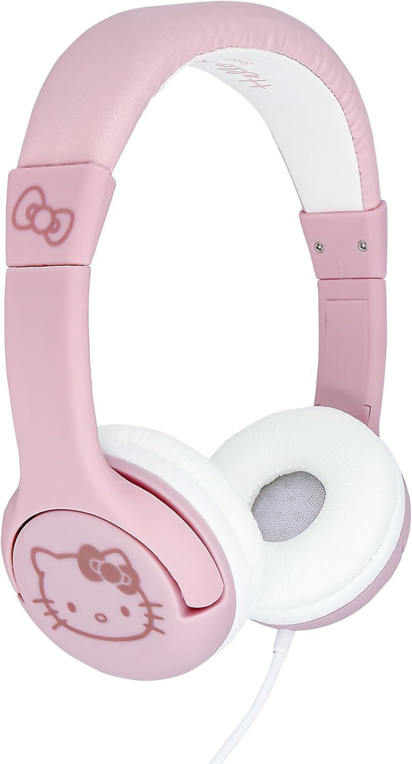 OTL Technoloiges HK1184 Hello Kitty Children'S Wired Headphones in Pink with Rose Gold image number 2