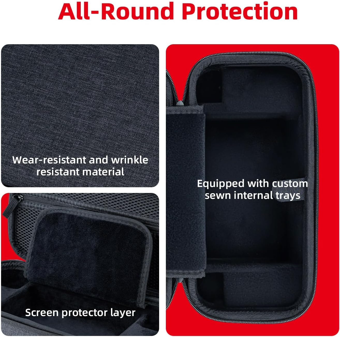 Mcbazel Carrying Case Compatible with N-Switch 2,With 12 Games Cartridges ABS Material Hard Shell Travel Carrying Case Pouch for Console & Accessories image number 4