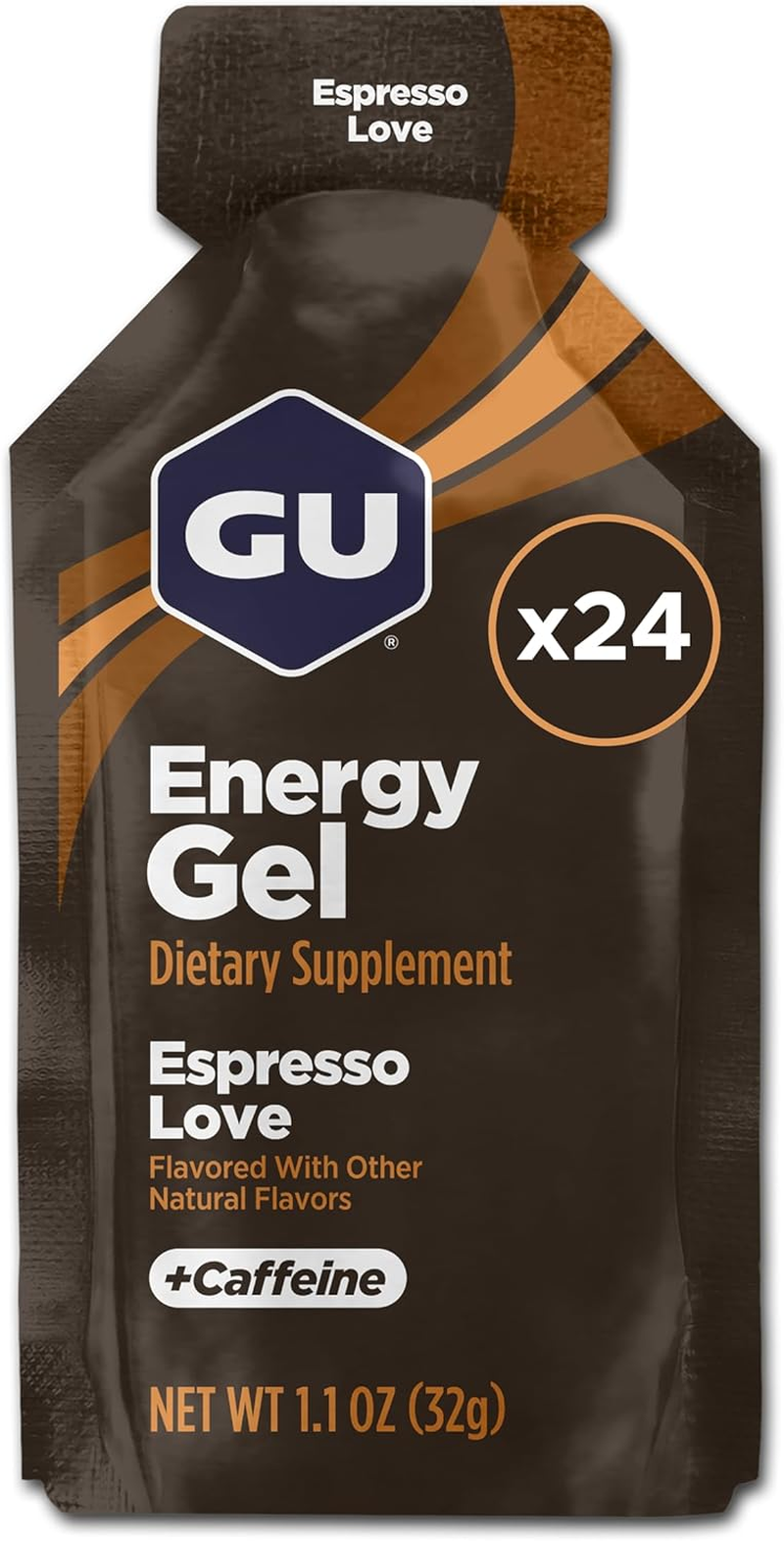 GU Energy - Energy Gels - Chocolate Outrage (With Caffeine)