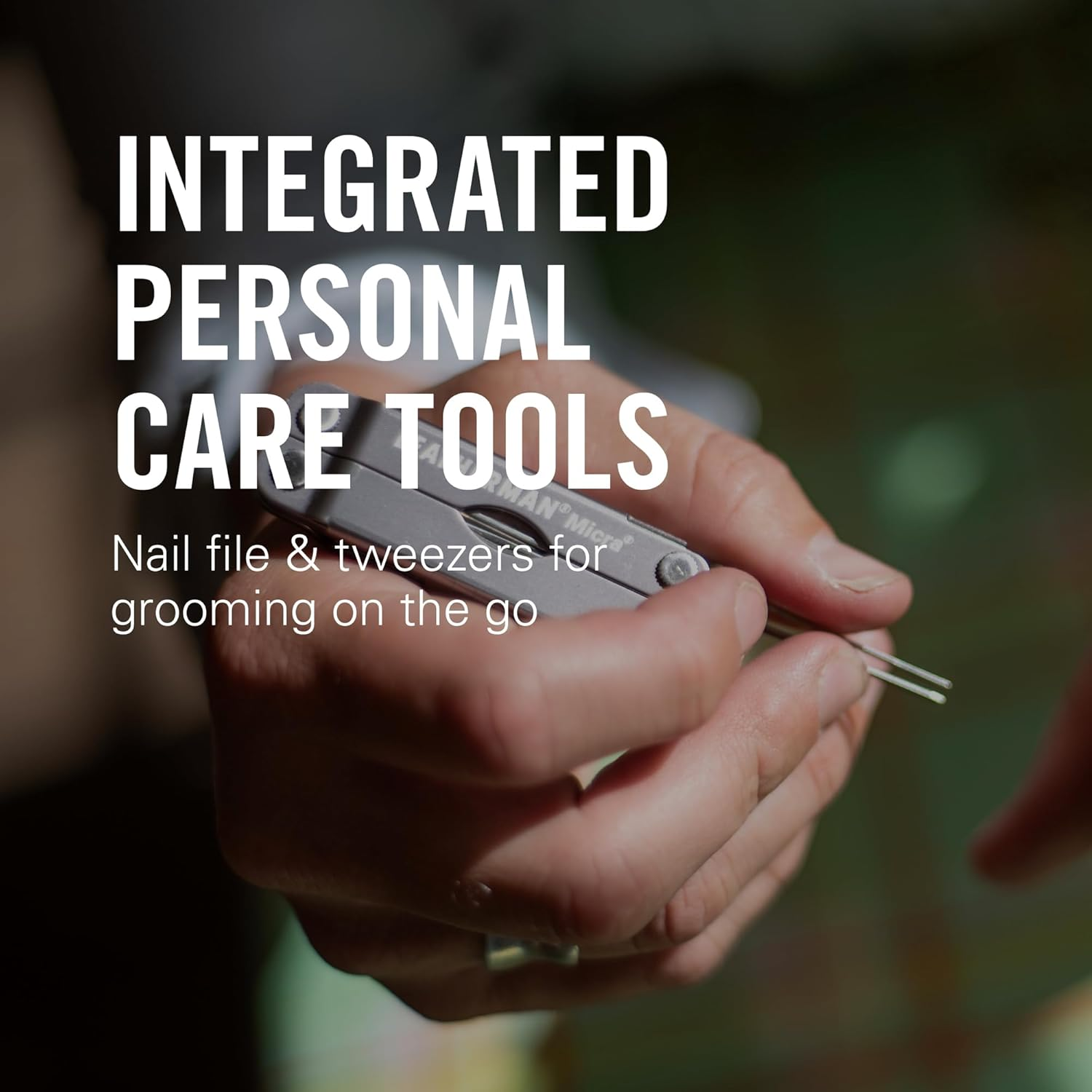 Leatherman Micra 10-In-1 Keychain Multitool with Spring-Action Pocket Scissors, Knife, Tweezers, Screwdrivers - 2.5" Compact EDC Tool - Cherry - Ideal for Personal Care & Utility Tasks - Navy image number 4