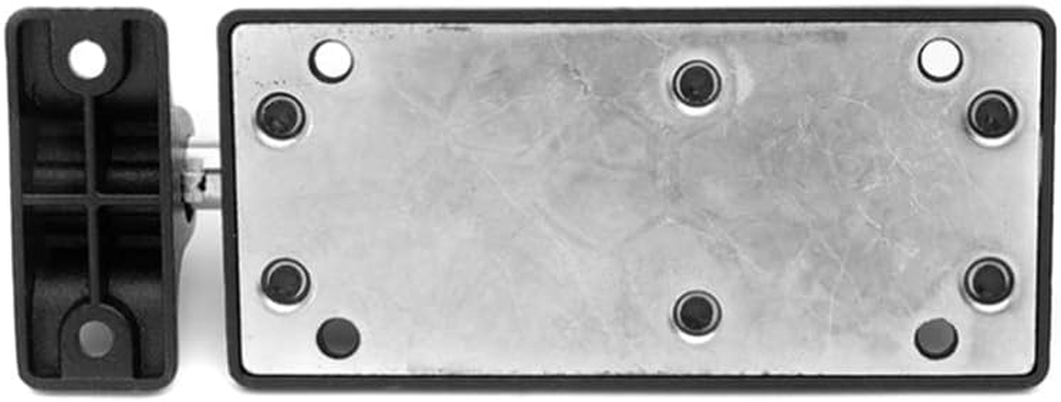 Combination Locking Bolt, Four-Digit Combination Latch Lock Combination Slide Locks Tamper Proof Slide Bolt Security Gate Lock for Door Window Garages(Black) - Black image number 3