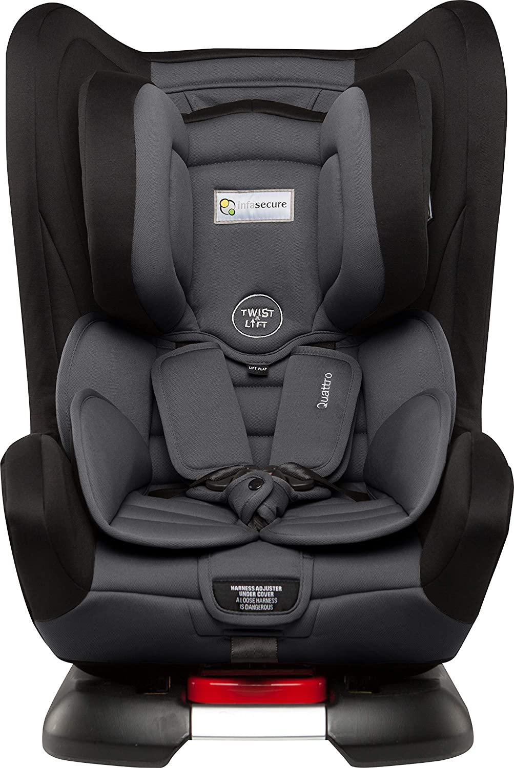 Infasecure Quattro Astra Convertible Car Seat for 0 to 4 Years, Grey (CS8113) image number 2