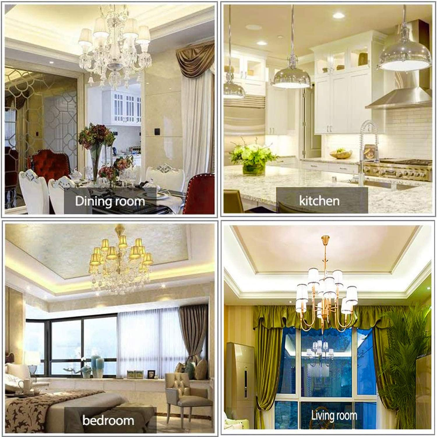 SAUGLAE 15W LED Light Bulbs, 120W Incandescent Bulbs Equivalent, 4000K Natural White, 1700Lm, E27 Large Edison Screw LED Lights, Pack of 3 image number 2