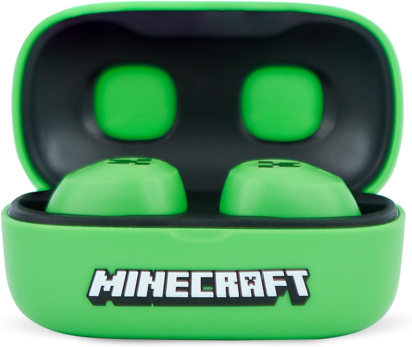 OTL Technologies Minecraft Creeper 3D Collectible TWS Wireless Earbuds with Charging Case for Ages 6+ Green image number 5
