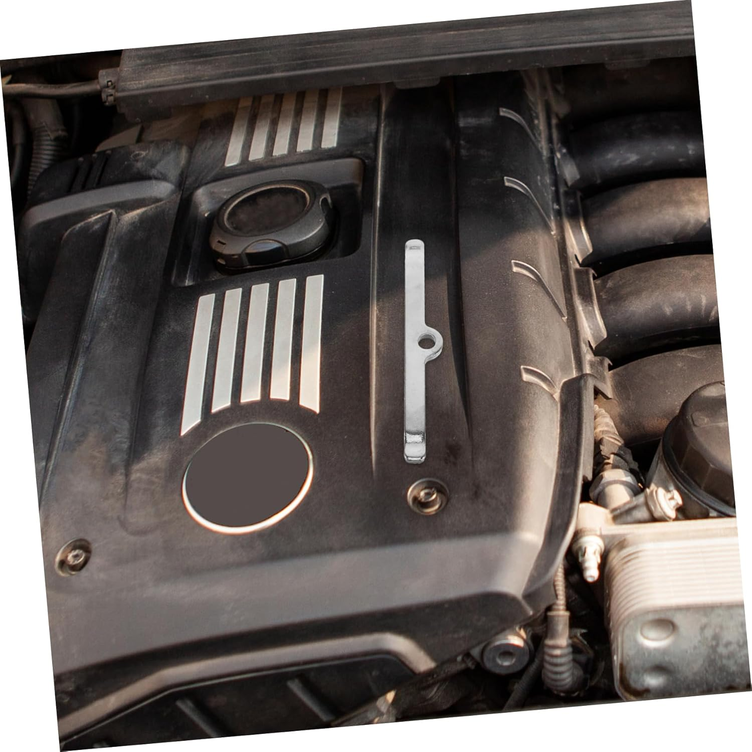 ULTECHNOVO 4Pcs Valve Cover Stay Spreader Rod Kit Metal Hold-Down Tool for Sbc Engines Replacement Automotive Accessories image number 2