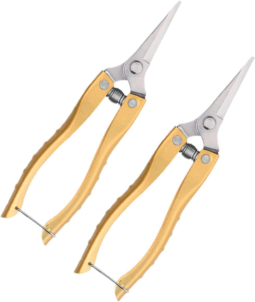 HOMOCONO 2Pcs Garden Shears Pruning Shears for Tree Trimming Plant Trimmers Pruners for Flower Gardening and Plant Care image number 6