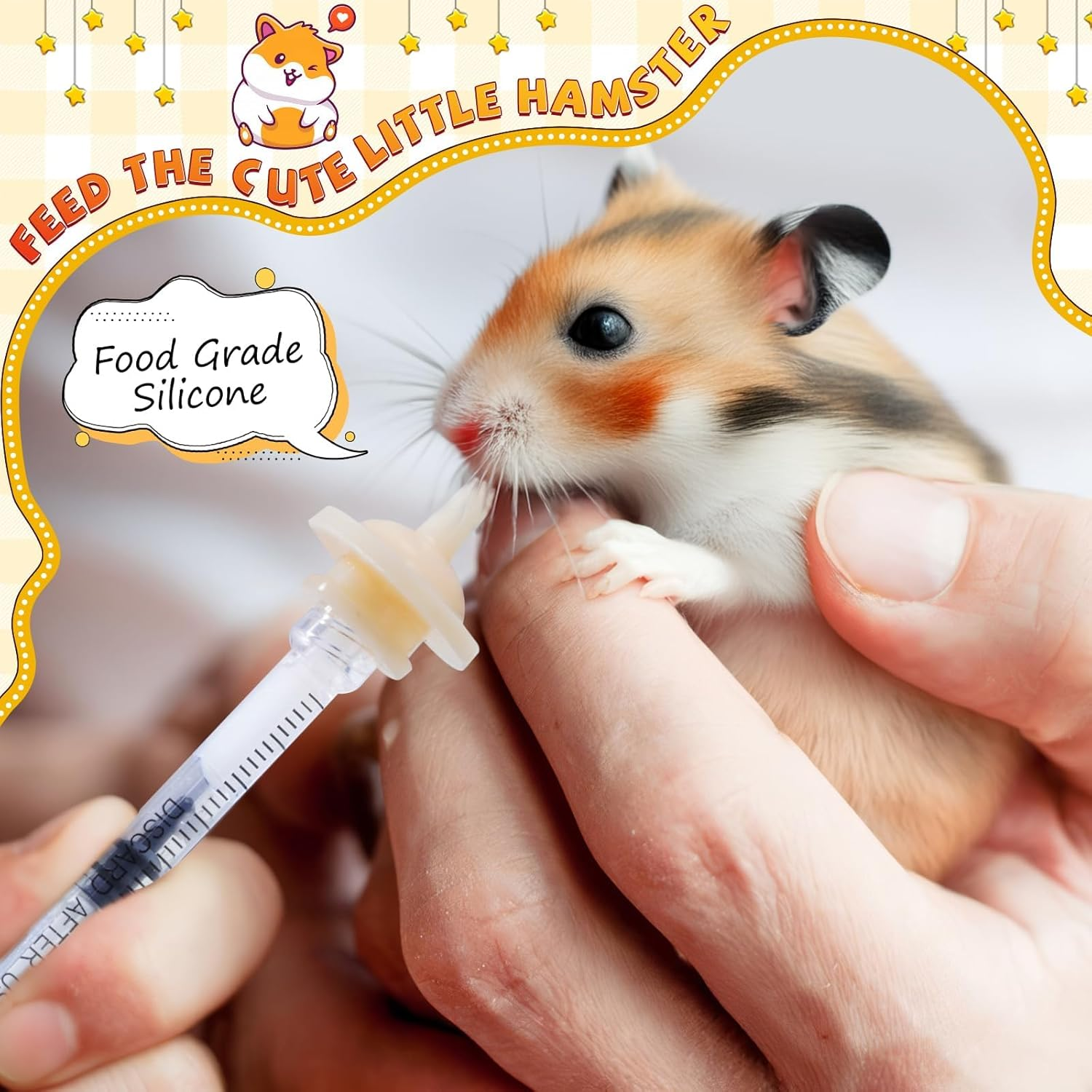 Silicone Nursing Kit for Kittens &ndash; Includes Kitten Feeding Nipples, Syringes, and Small Bottle &ndash; Ideal for Newborn Kittens, Puppies, and Small Animals &ndash; Bpa-Free, Safe & Reusable for Nursing image number 5