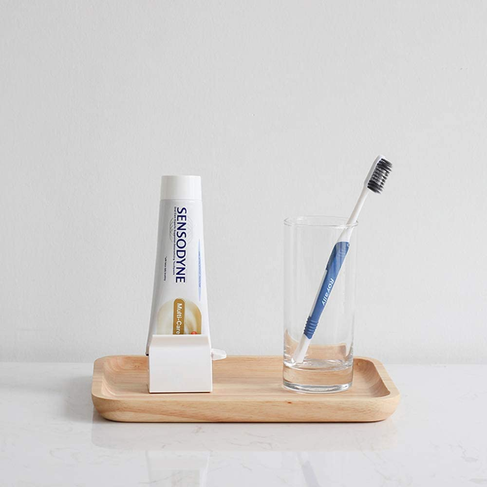 LONGFITE Toothpaste Squeezer Roller and Dispenser Stand Holder Multipurpose for Tube Items, 2 Pack image number 5