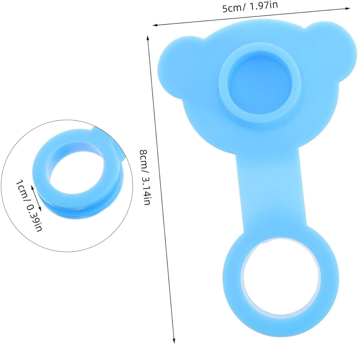 Fokmuaex 1Pcs Leakproof Silicone Bathtub Stopper - Baby Tub Plug & Universal Bath Plug with 1.18 Inch Diameter Water Outlet Fit