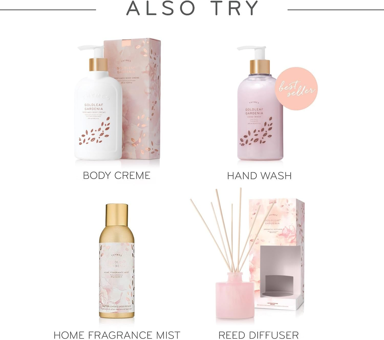 Thymes Goldleaf Gardenia Perfumed Body Wash 270Ml/9.25Oz image number 5