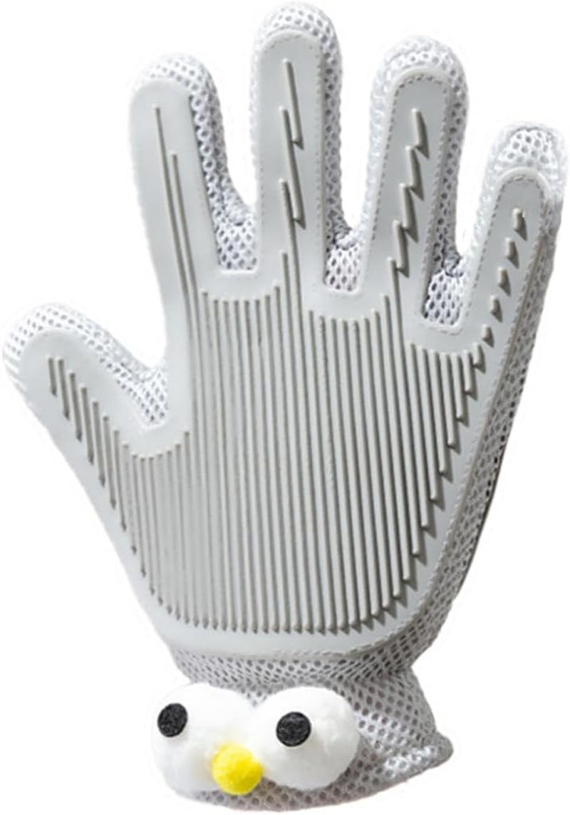 AIMALL Pet Grooming Glove, Enhanced Silicone Hair Removal Brush for Cats and Dogs, Durable Dog Bathing Massage Comb, Scratch and Bite Resistant - 6.29X4.33X9.44 Inches
