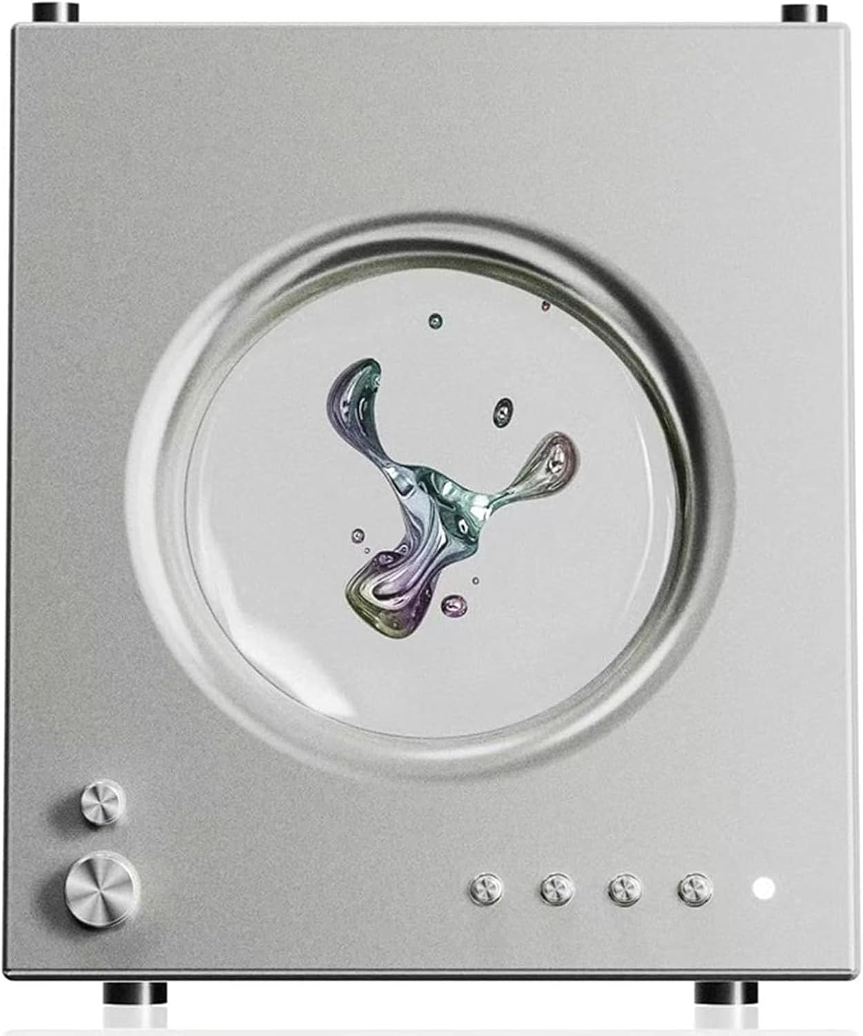 Color Magnetic Fluid Bluetooth Speaker, Portable Theater Audio Music Pickup，360&deg; Surround Sound Home with Subwoofer, Dancing Ferrofluid with Music Rhythm, for Home Tv Computer Office Desktop Decor