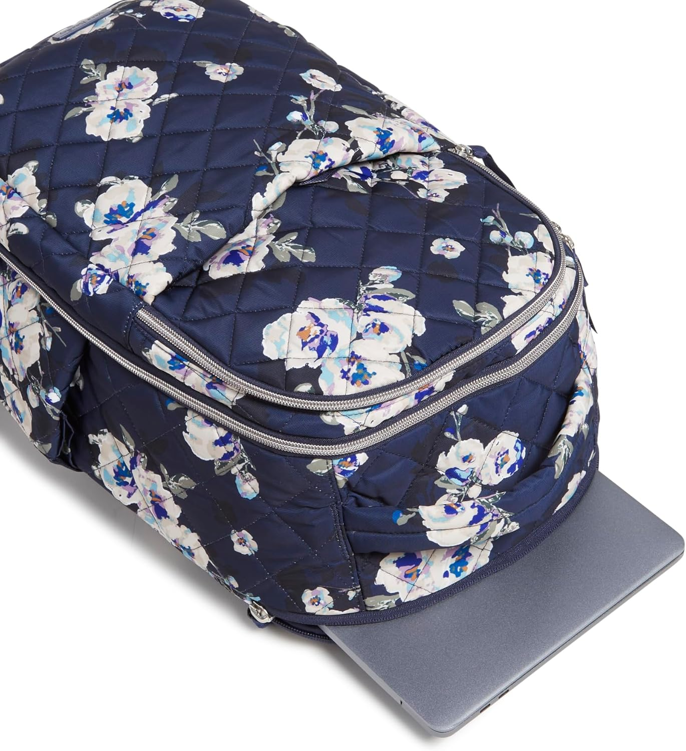 Verabradley Womens Performance Twill Travel Backpack Travel Bag - Immersed Blooms image number 7