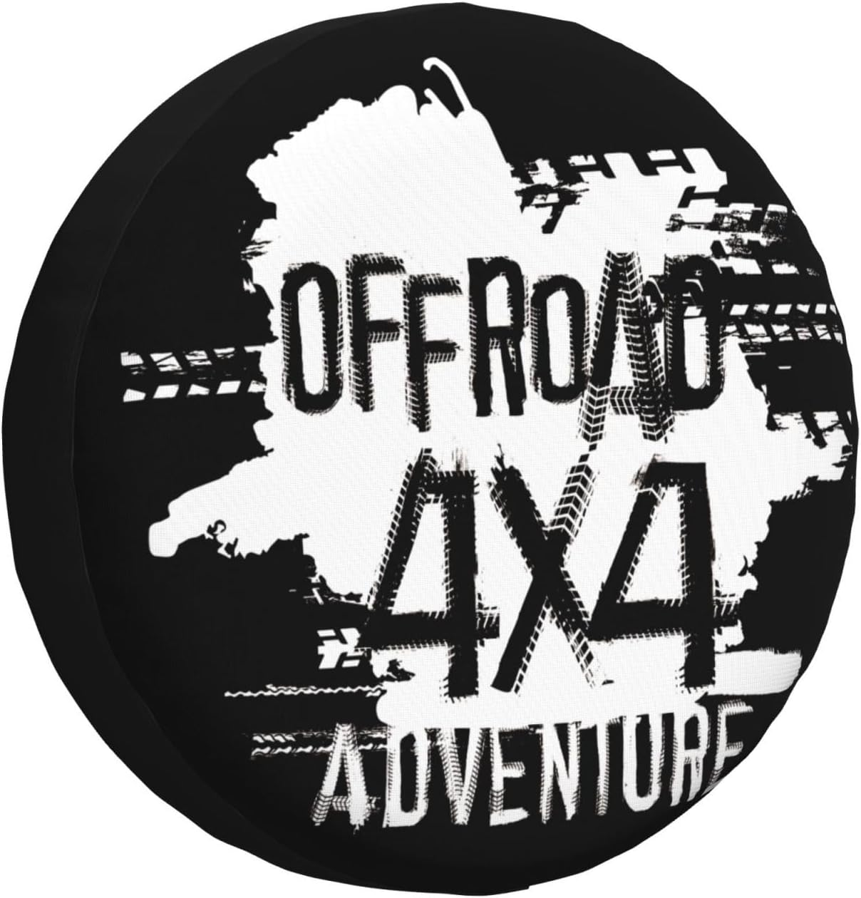 Universal Replacement Wheel Cover off Road 4X4 Adventure Waterproof Spare Wheel Cover Dustproof Tyre for Trailer, Motorhome, SUV, Off-Road Vehicle Wheel 17 Inch image number 3