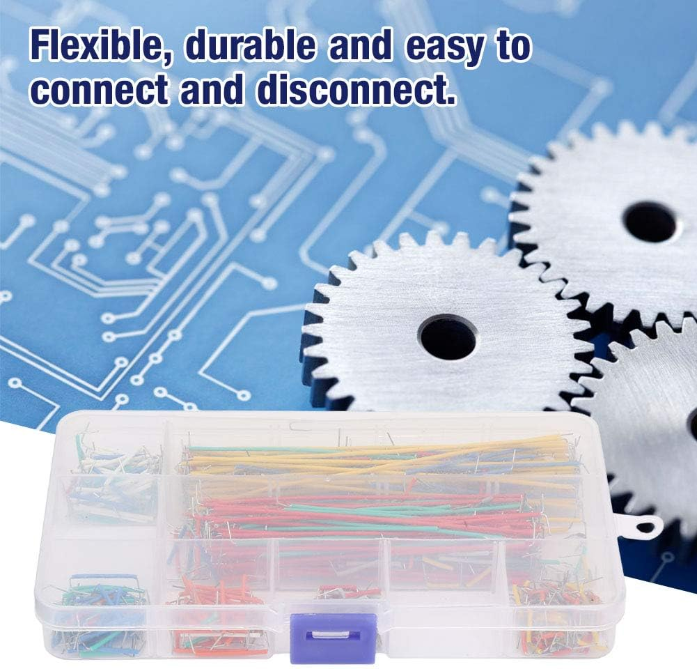 Breadboard Wire, 560Pcs Jumper Wire Portable for Breadboard Projects Easy to Connect Industry with a Plastic Box, Solderless Breadboard Jumper Cable Wires and Breadboard Hook up Wire Kits image number 1