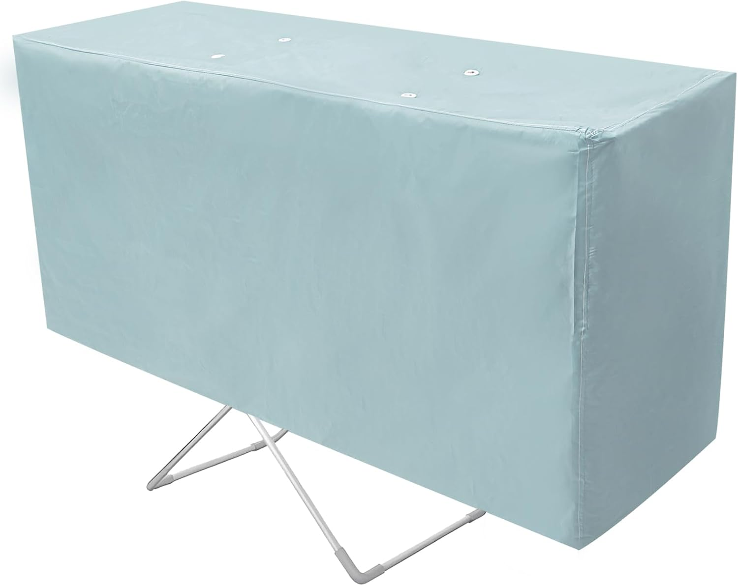 UKQRRTC Heated Clothes Airer Drying Cover, Dustproof Electric Heated Folding Clothes Dryer Airer Cover for Saving Drying Time and Energy Consumption (Grey)