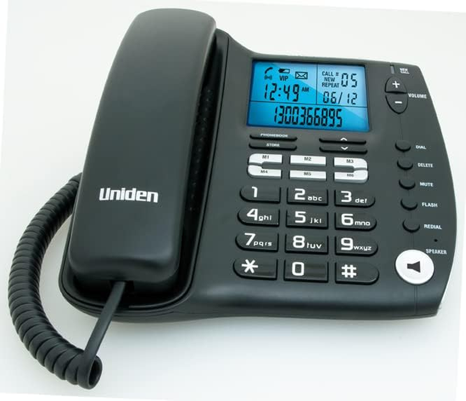 Uniden FP1200 - Corded Phone with Advanced LCD and Caller ID Display