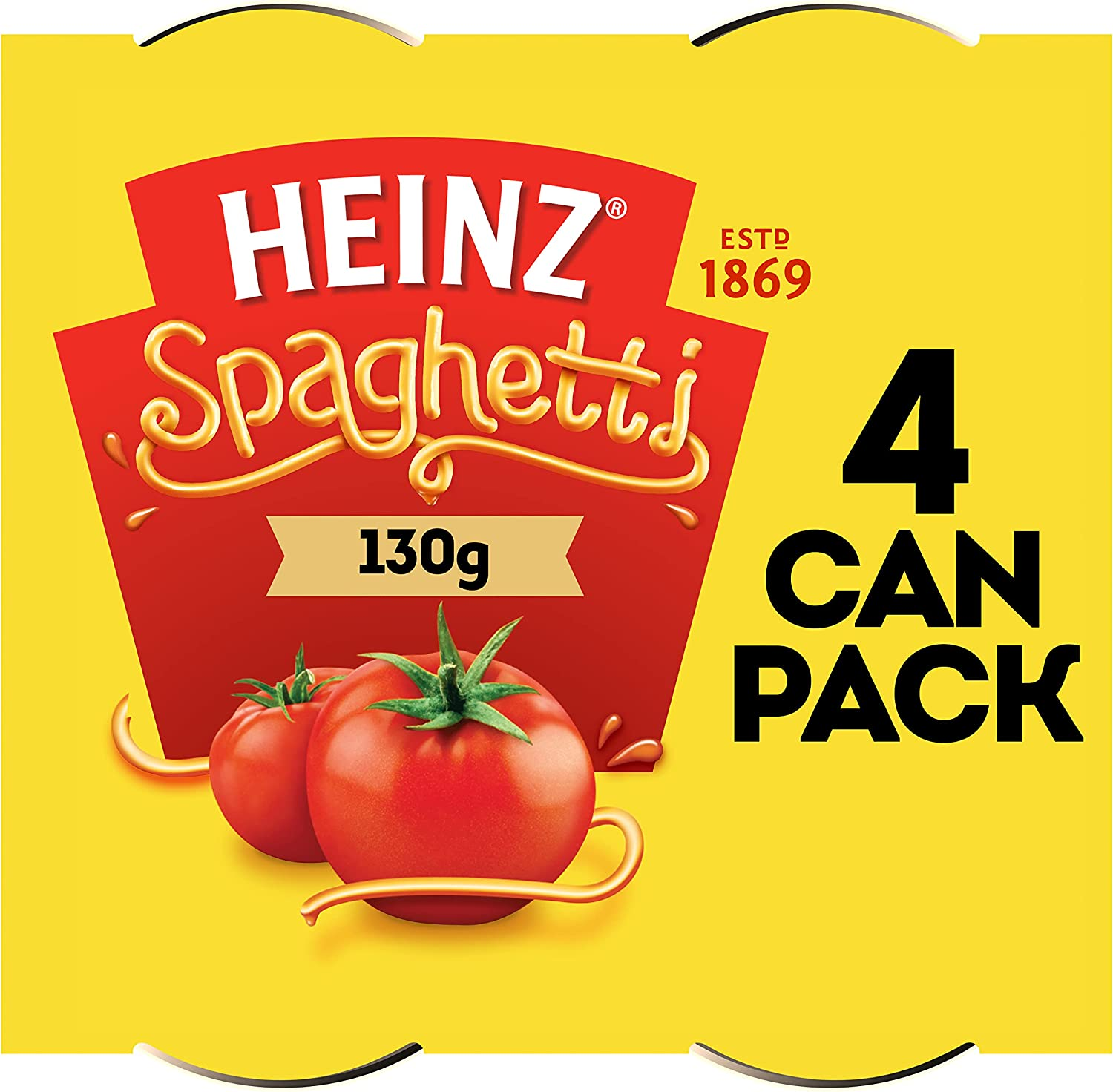 Heinz Spaghetti the Lil' One Canned Pasta 130 G (Pack of 4)