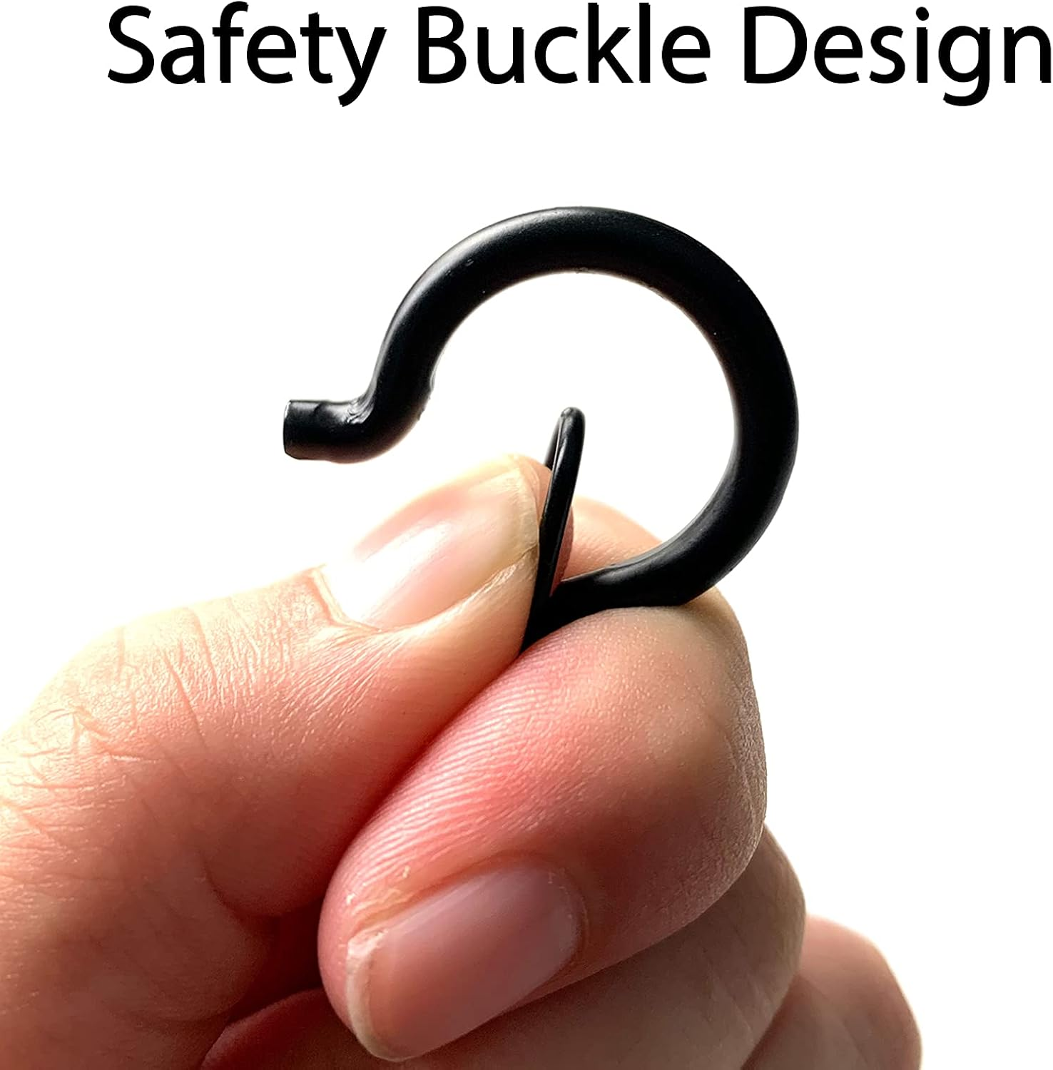 Benvo 10 Pieces Outdoor Q-Hanger Easy Release Screw Wire Hanger Hooks Christmas Light Hooks with Safe Buckle for String Lights New Year Party outside Led Wire and Fairy Light Hangers for House Garage image number 5