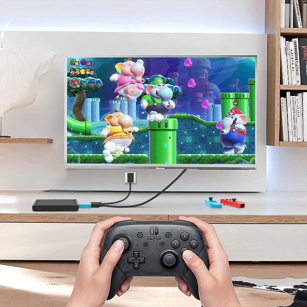 GOPALA Portable Switch Dock Replacement - 4K HDMI TV Dock with 100W PD Charging for Nintendo Switch/Oled/Steam Deck image number 1