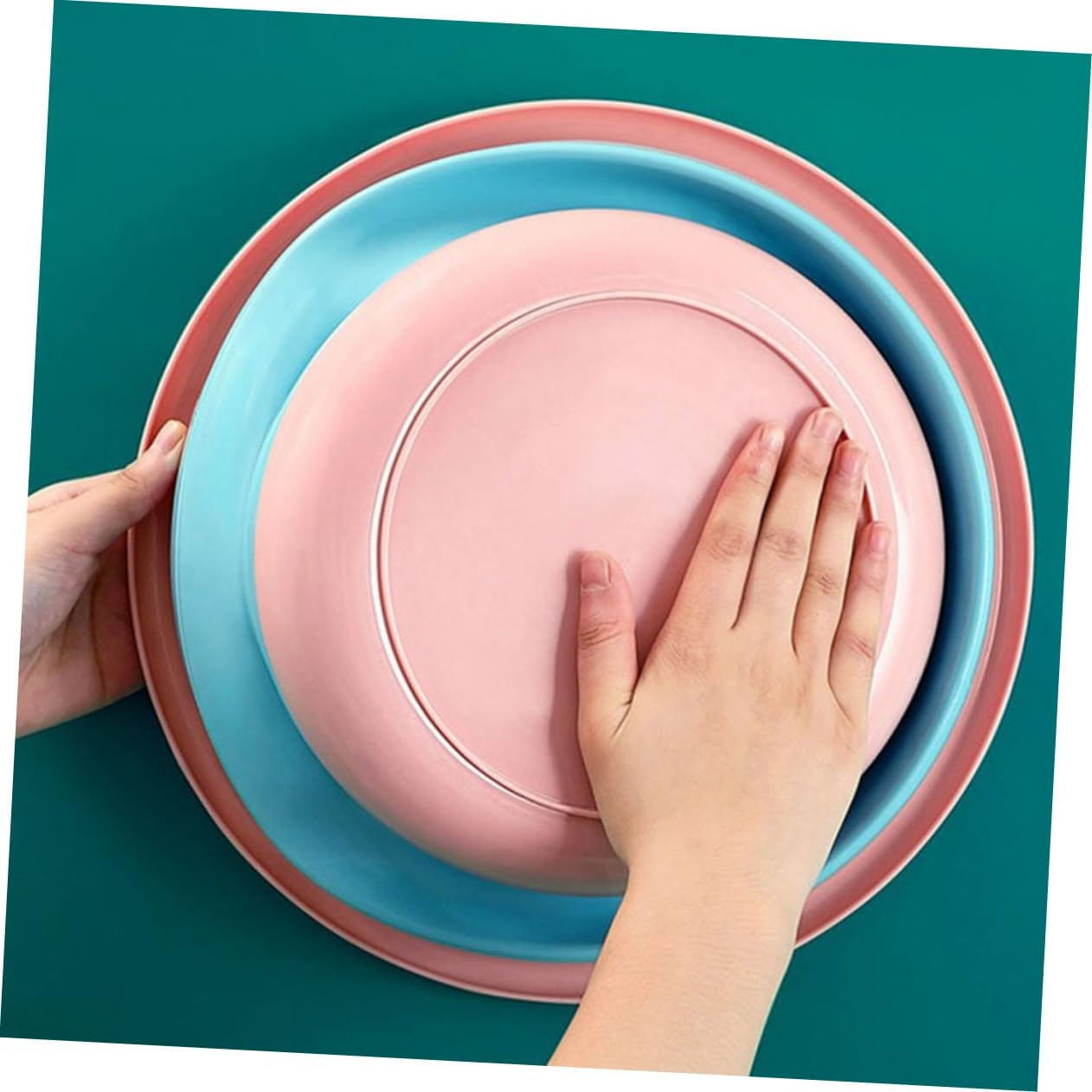 CIMAXIC Epsom Salt Foot Soak Basin Foldable Dish Basin Household Water Bucket for Home Travel Use