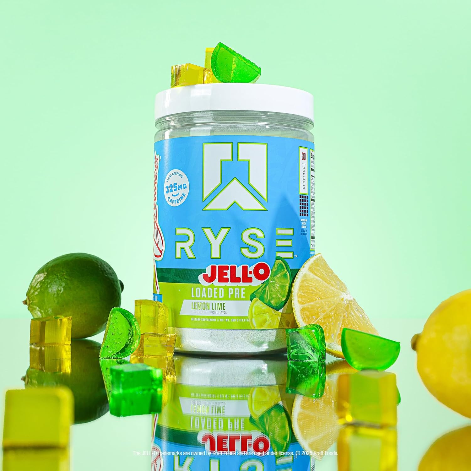 Ryse Loaded Preworkout Powder 390 G, Jell-O Lemon Lime, 30 Servings image number 5