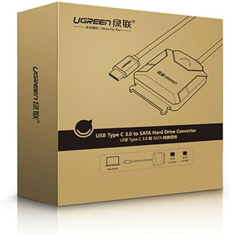 UGREEN USB 3.0 Type C to SATA Converter Cable (40272) (V28-ACBUGN40272) image number 3