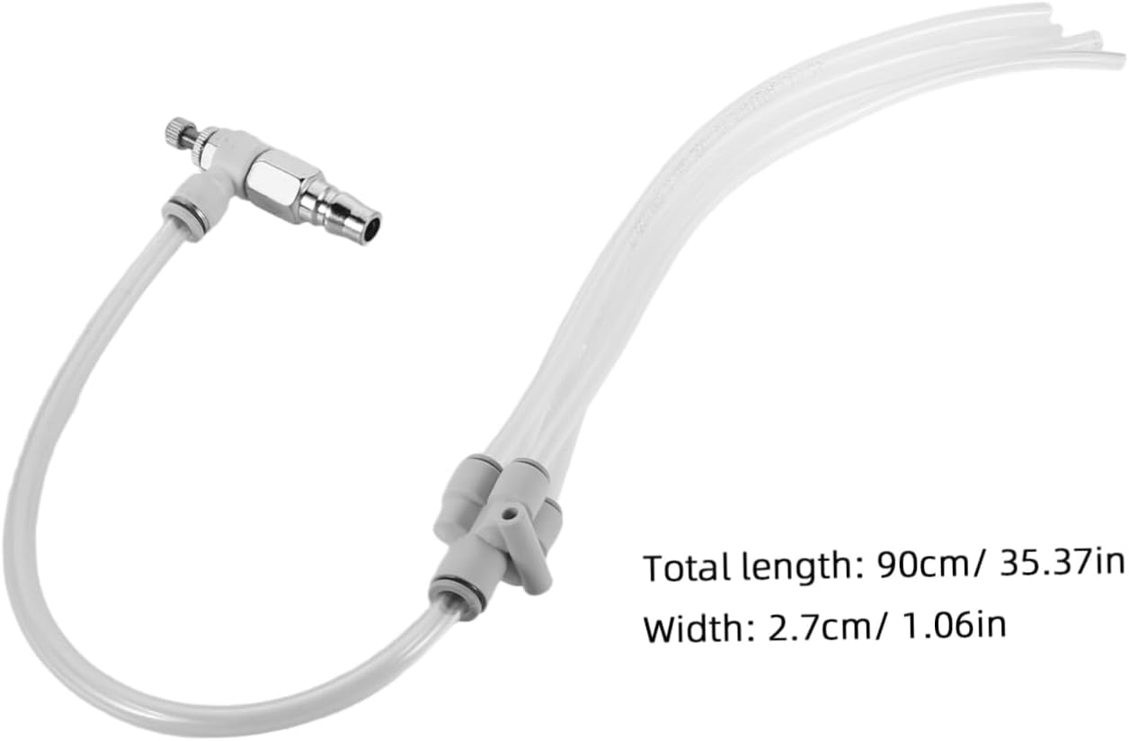 TOPPERFUN Mini Pneumatic Chamfering Tool Car Carbon Removal Cleaner Automotive Maintenance Kit image number 4