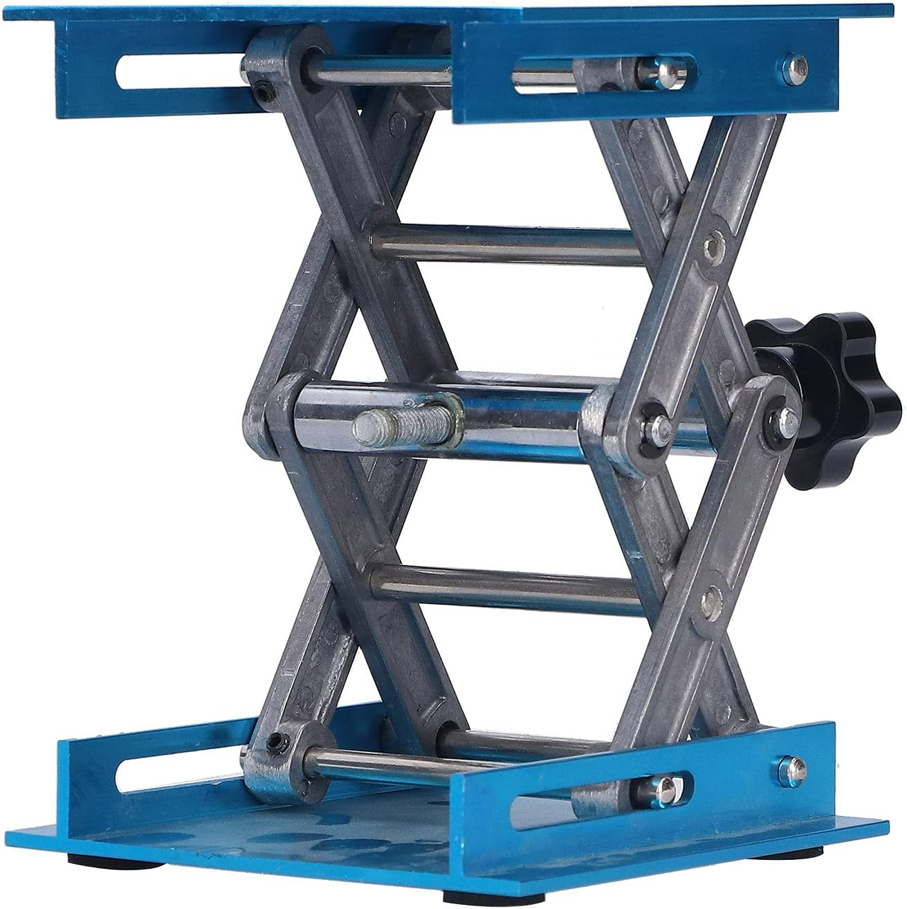 4 X 4 Inch Laboratory Lifting Platform, 100X100Mm Aluminum Oxide Lab Lifting Stand Table, Expandable Lifting Height 52Mm-145Mm image number 5