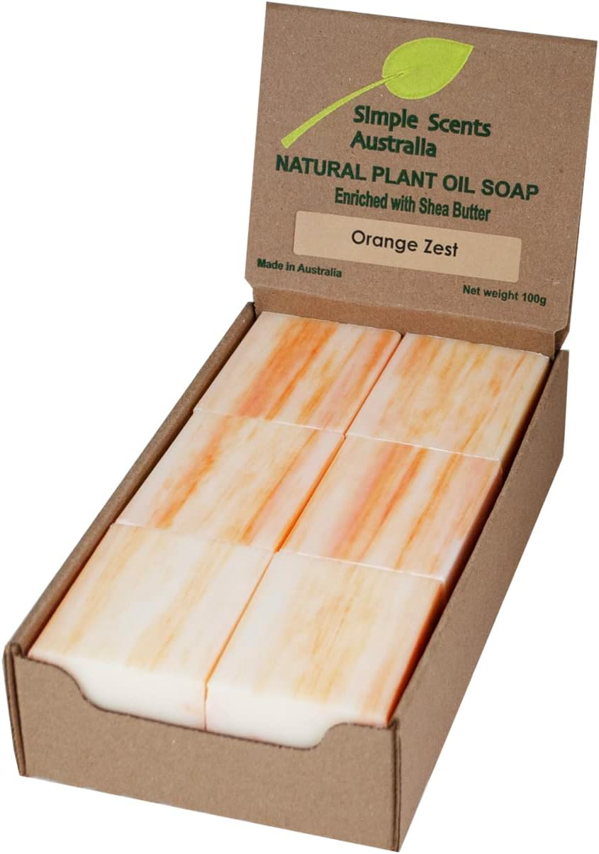 French Milled Orange Zest Natural Soap (12)