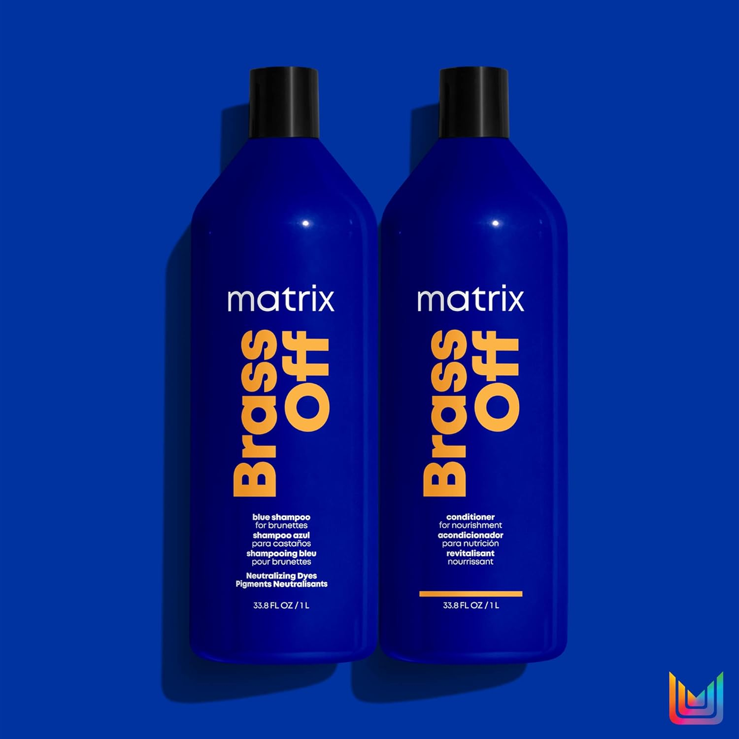 Matrix | Brass off | Blue Toning Shampoo to Correct Orange Undertones on Lightened Hair, Total Results image number 5