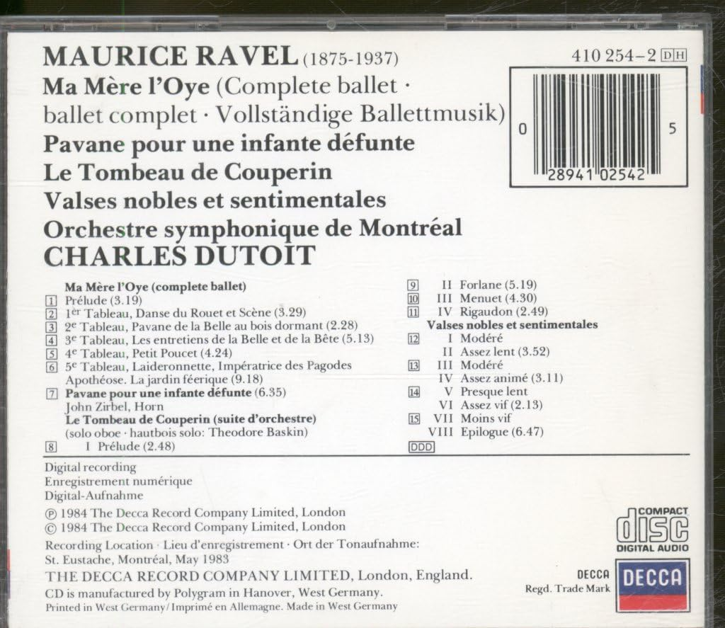 Mother Goose Suite / Pavane