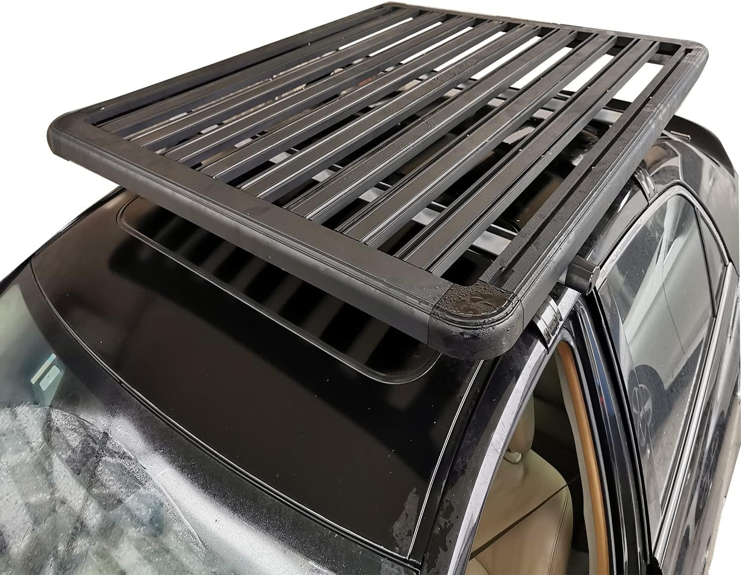 Extra Thick Heavy Duty 160X100Cm Car Roof Rack Aluminium Flat Tray Universal Carrier Ulock