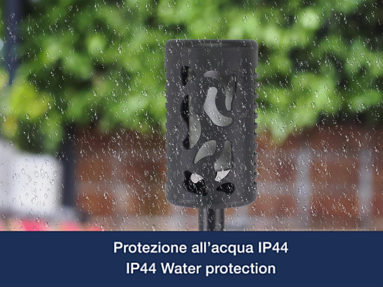 BEPER P207ILO101 Solar Light Flame Effect for Garden and Balcony, 12 LED Warm Light, Automatic Solar Lamp, IP44 Waterproof, with Ground Spike, 8H Autonomy image number 1